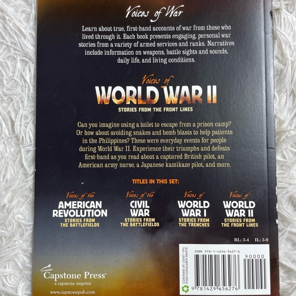 Voices of World War II Stories From the Front Lines Lois Miner Huey Edge Books - Picture 6 of 6